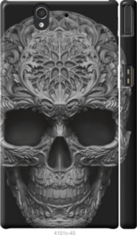 Чехол на Sony Xperia Z C6602 skull-ornament &quot;4101m-40&quot;