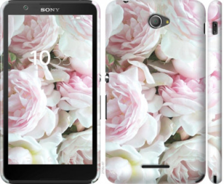 Чохол на Sony Xperia E4 Dual E2115 Півонії v2 &quot;2706c-87&quot;