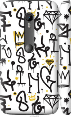 Чехол на Motorola Moto G3 Graffiti art &quot;4355m-318&quot;