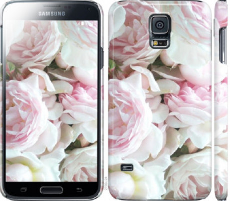 Чохол на Samsung Galaxy S5 Duos SM G900FD Півонії v2 &quot;2706c-62&quot;