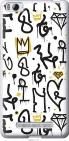 Чехол на Xiaomi Mi4c Graffiti art &quot;4355t-178&quot;