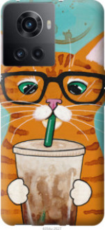 Чохол на OnePlus 10R Зеленоокий кіт в окулярах &quot;4054u-2627&quot;