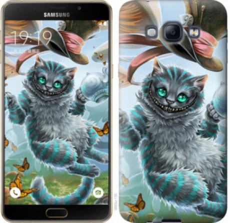 Чехол на Samsung Galaxy A8 A8000 Чеширский кот 2 &quot;3993u-135&quot;