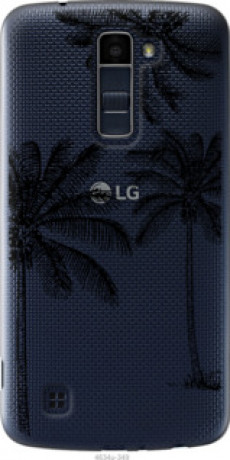 Чехол на LG K10 / K410 Пальмы1 &quot;4634u-349&quot;