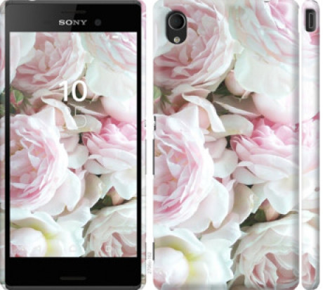 Чохол на Sony Xperia M4 Aqua E2312 Півонії v2 &quot;2706c-162&quot;