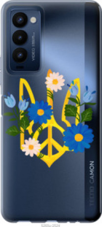 Чехол на Tecno Camon 18 CH6n Герб v3 &quot;5265u-2524&quot;