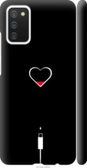 Чохол на Samsung Galaxy A02s A025F Підзарядка серця &quot;4274c-2203&quot;