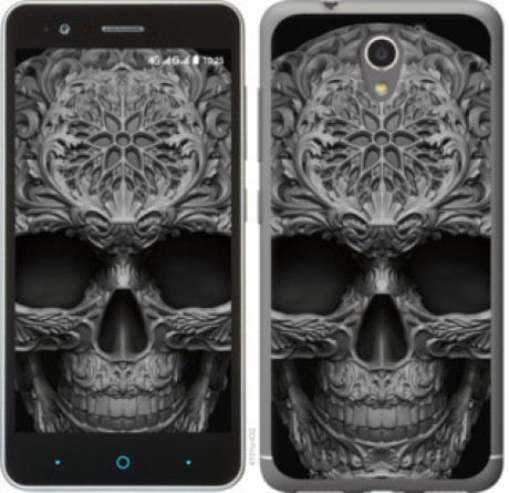 Чехол на ZTE A510 skull-ornament &quot;4101u-432&quot;