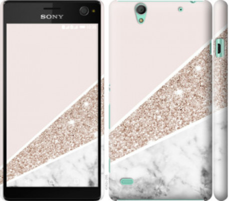 Чохол на Sony Xperia C4 E5333 Пастельний мармур &quot;4342c-295&quot;